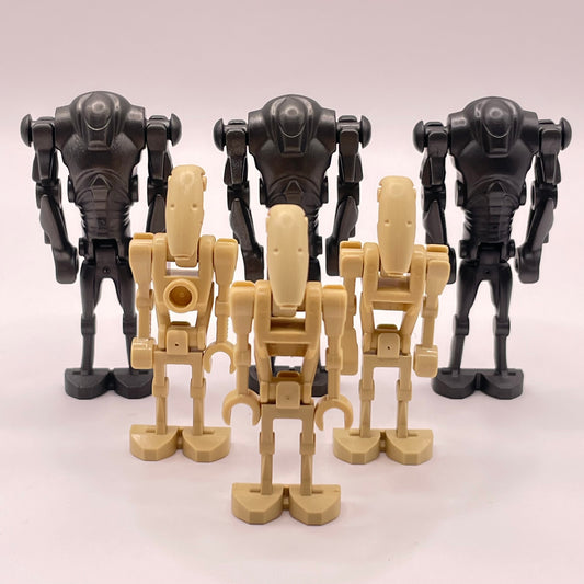 LEGO Star Wars 3 x Super Battle Droids, 3 x Battle Droids, Minifigure
