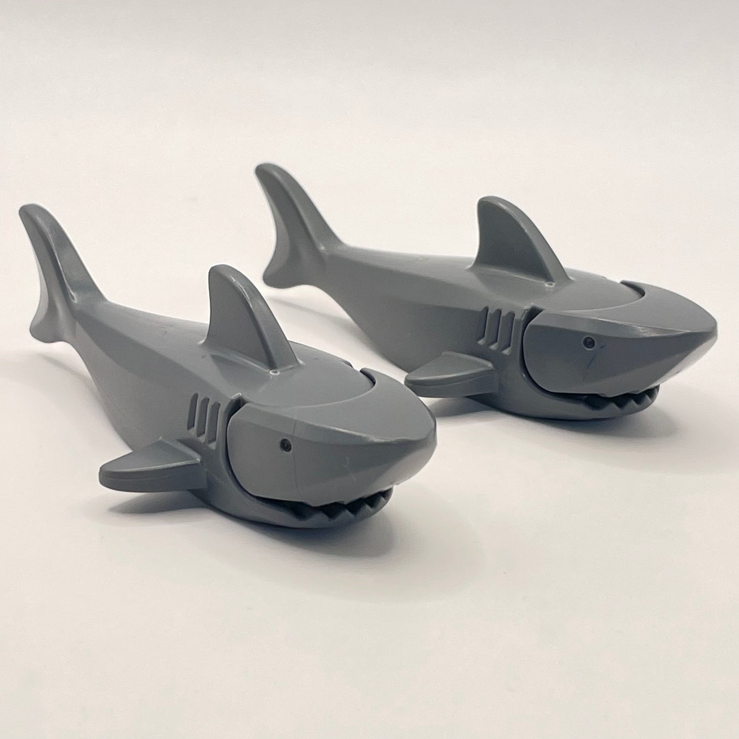LEGO Sharks with Gills, Dark Bluish Grey, 2 Pieces