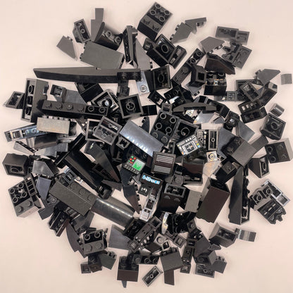 LEGO Black, Mixed Slopes, Approx. 130g