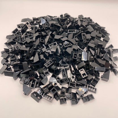 LEGO Black, Small Slopes, Approx. 145g