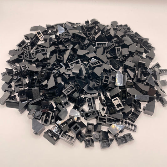 LEGO Black, Small Slopes, Approx. 145g
