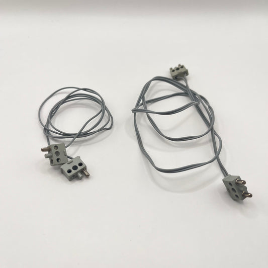 LEGO 12V/4.5V Electric Wire, a 2 leads and 1 Lead, Long Length, Train, 2 Pieces