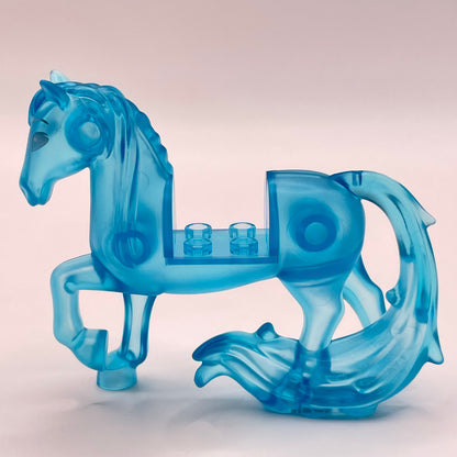 LEGO Horse Swooshy Tail, Transparent Blue, Frozen, Animal, 1 Piece
