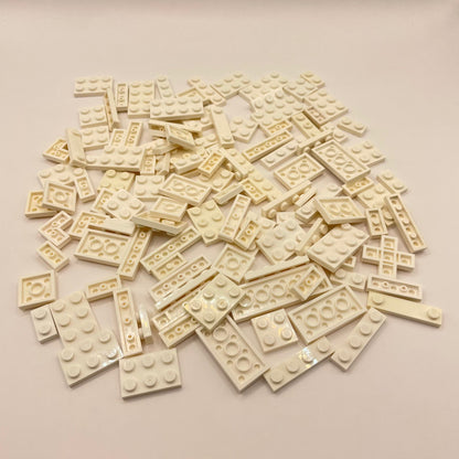 LEGO Plates, White, Approx. 75g