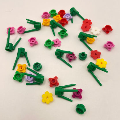 LEGO Flower / Garden Bundle, Mixed Pieces (40 Pieces)