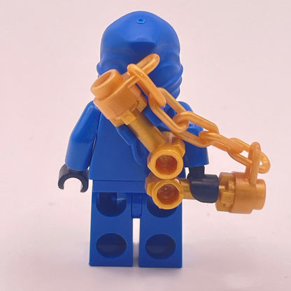 LEGO Jay - The Golden Weapons, Ninjago, Minifigure (njo0004) Cracked