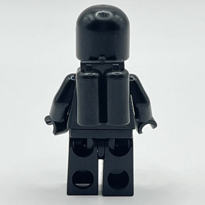 LEGO Classic Space - Black, Minifigure (sp003) - Cracked Torso, Correct Helmet