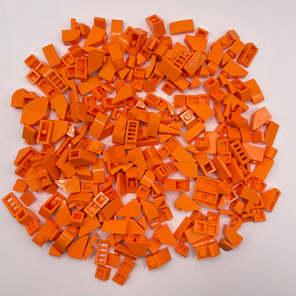 LEGO Small Slopes, Orange, Approx. 85g