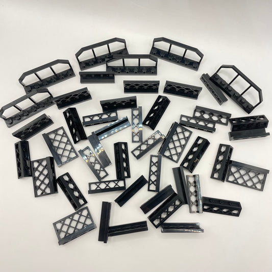 LEGO Fences, Black, Approx. 45g