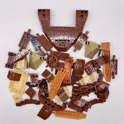 LEGO Mixed Vehicle, Mixed Brown, Approx. 95g