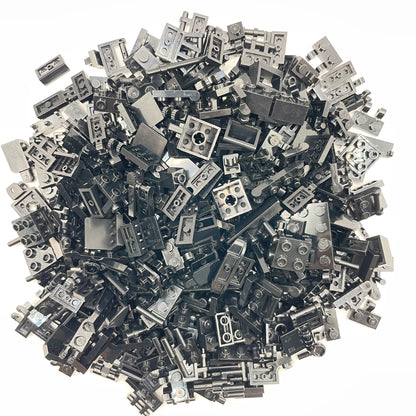 LEGO Black, Clips and Bars, Approx. 200g