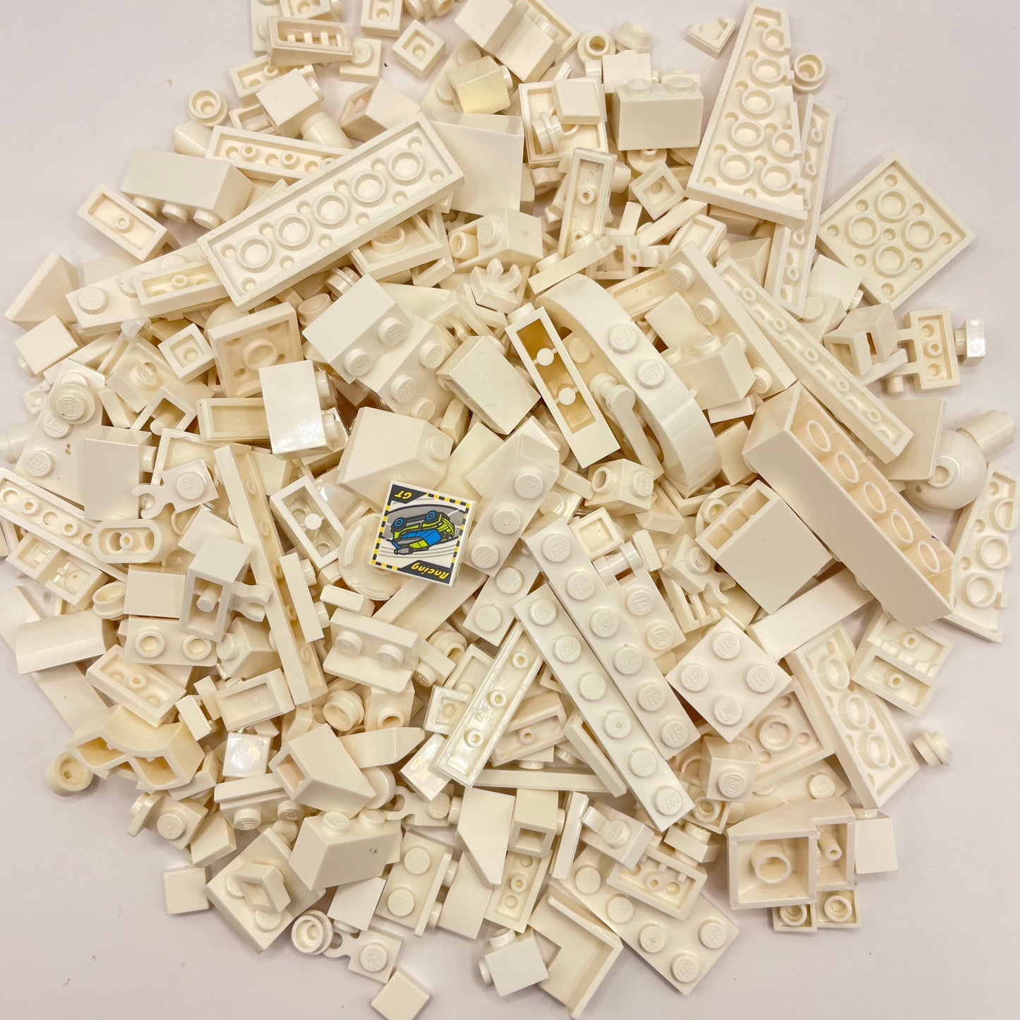 LEGO Mixed Bricks, White, Approx. 160g