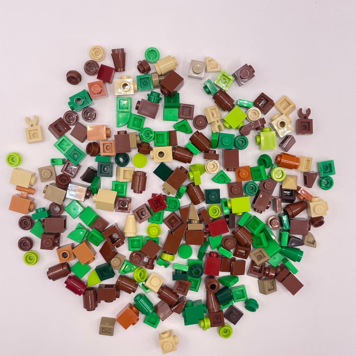 LEGO Greebling, Nature Tones, Approx. 45g