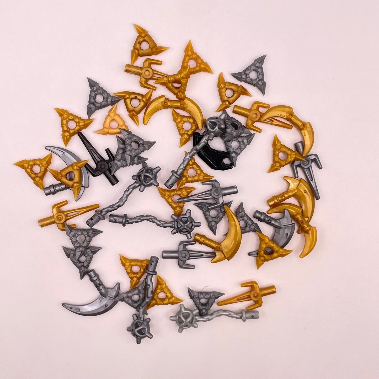 LEGO Mixed, Blades, Tools and Weapons, Minifigure, 50 Pieces