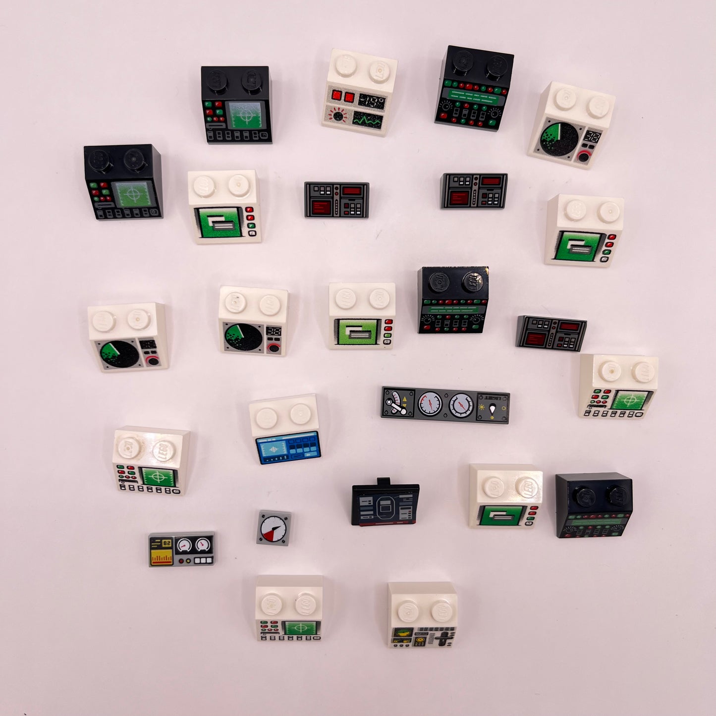 LEGO Computer, Airplane Screens, Prints and Stickers, 25 Pieces