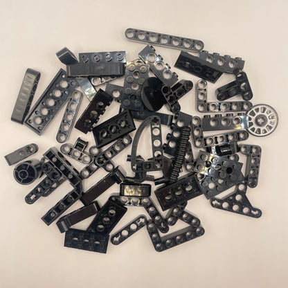 LEGO Technic, Medium, Black, Approx. 70g