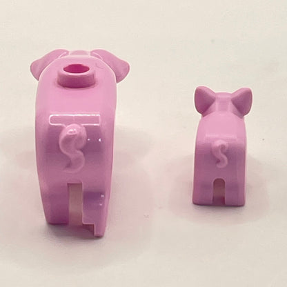LEGO Pig and Baby Pig, Farm Animals, Pink, 2 Pieces