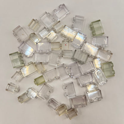 LEGO Transparent, Clear Bricks, (45 Pieces)