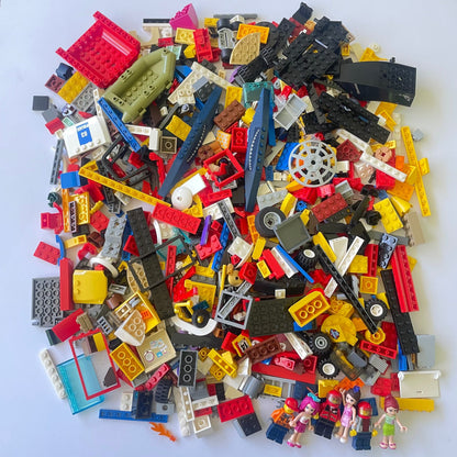 LEGO Fun Pack, Mixed Bag, Approx. 750g includes 6 Minifigures/Minidolls
