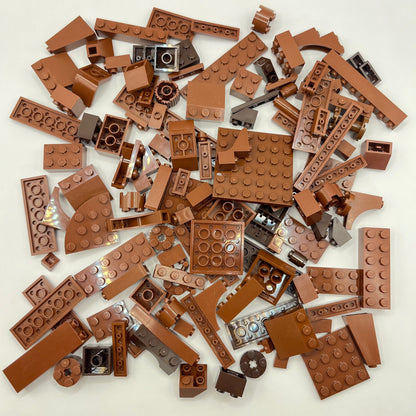 LEGO Mixed Brown, Mixed Bricks, Approx. 150g