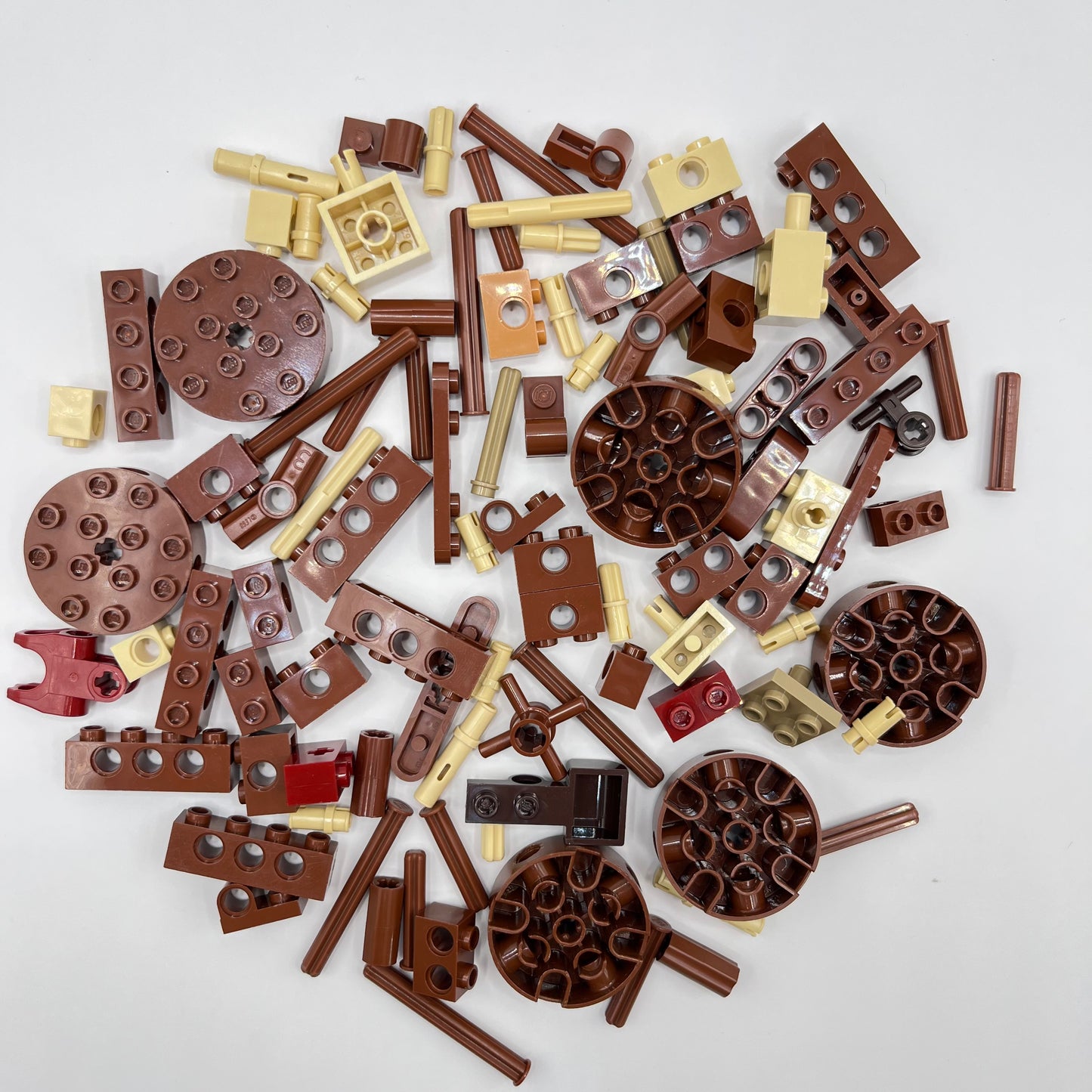 LEGO Mixed Technic, Mixed Browns, Approx. 80g