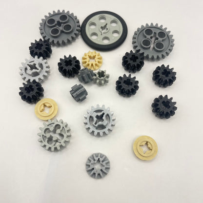 LEGO Gears, Mixed Colours, Technic, 20 Pieces