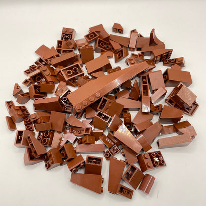 LEGO Slopes, Reddish Brown, Approx. 130g