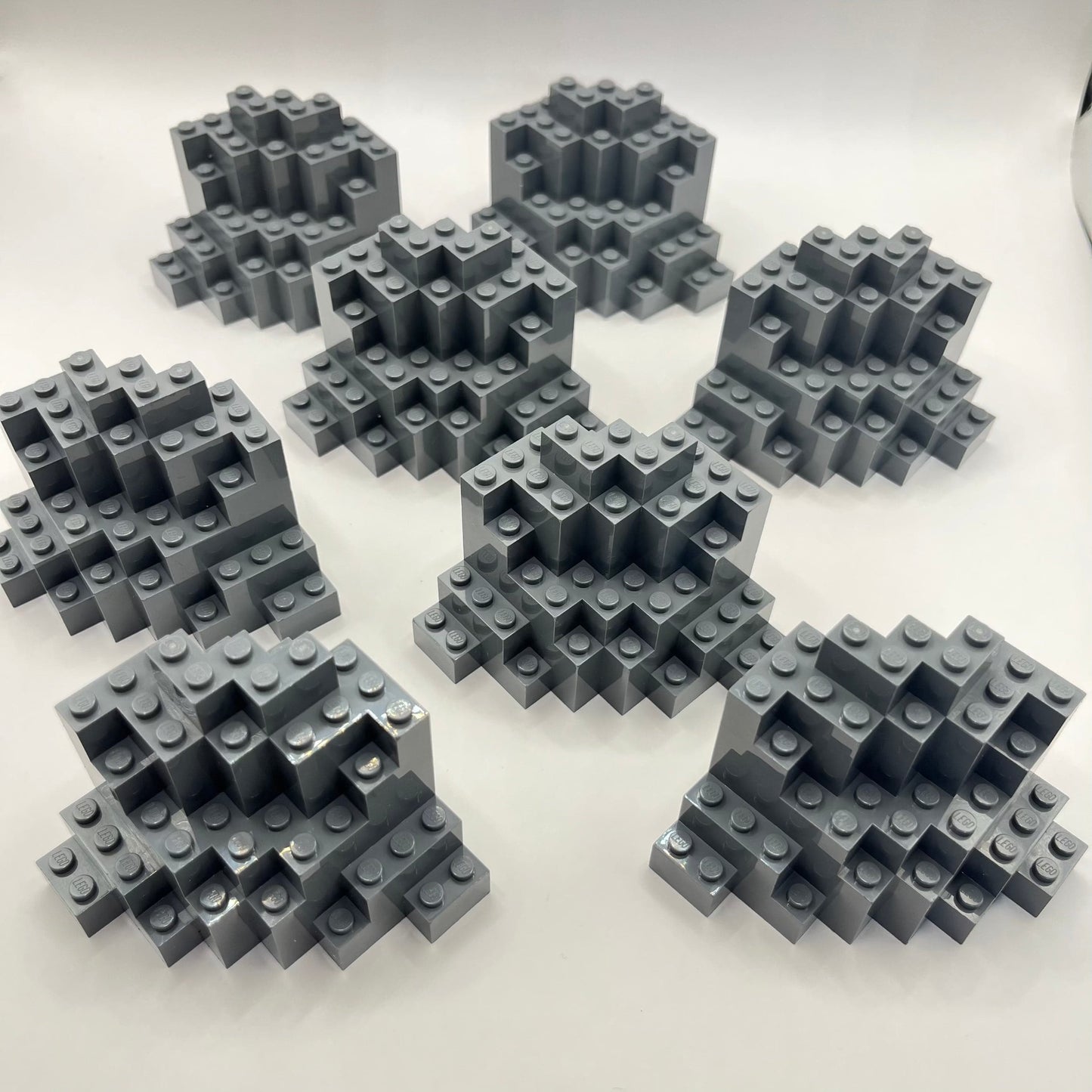 LEGO Large Rock, Dark Bluish Grey, LURP 8 Pieces,
