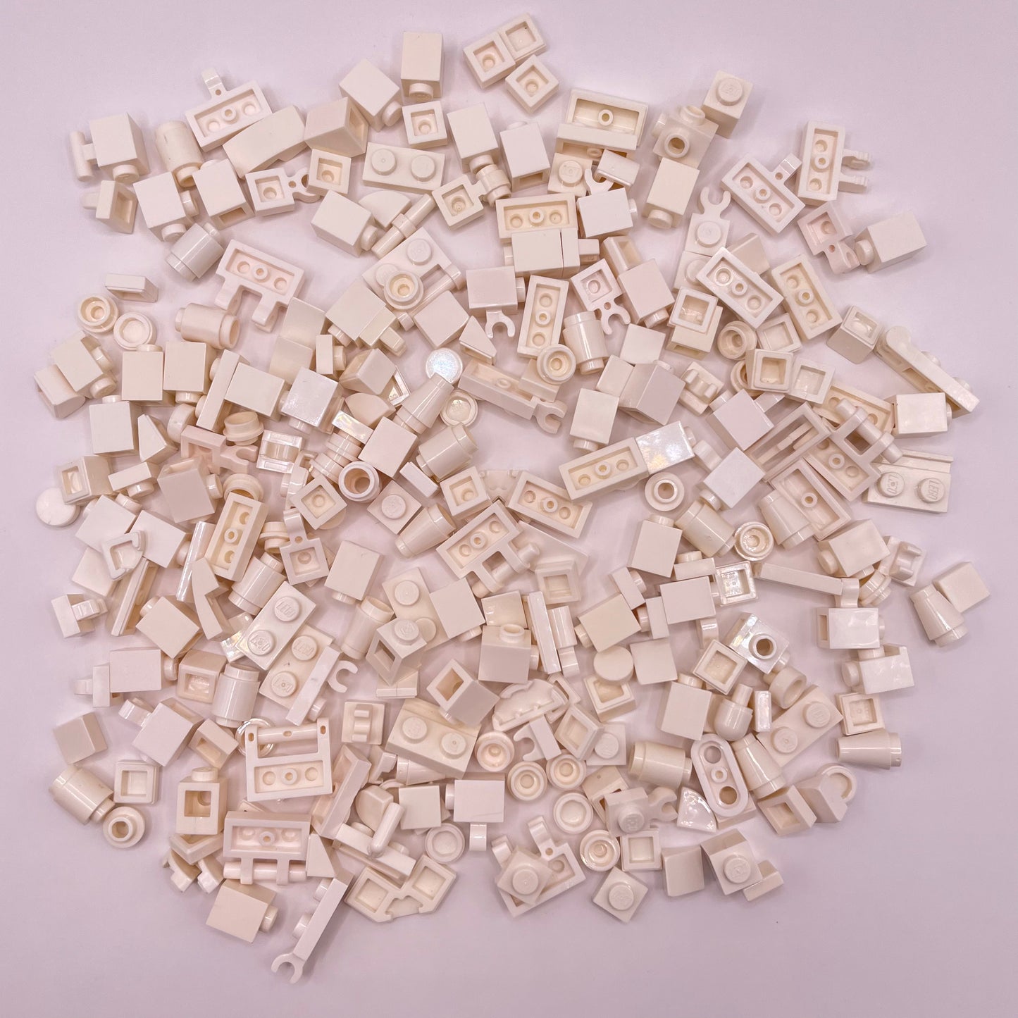 LEGO Greebling, White, 250 Pieces