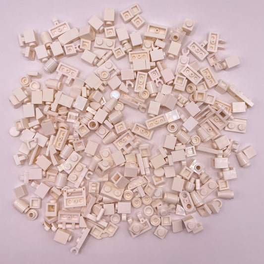 LEGO Greebling, White, 250 Pieces