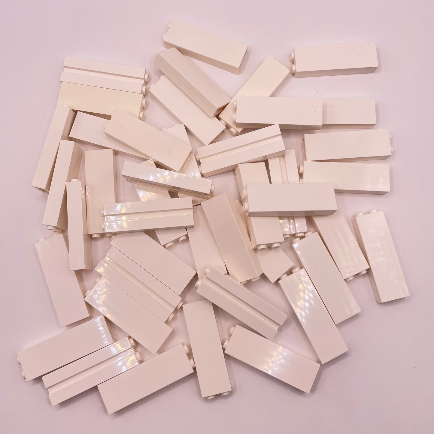 LEGO White, 1x2 Tall Bricks, Approx. 145g