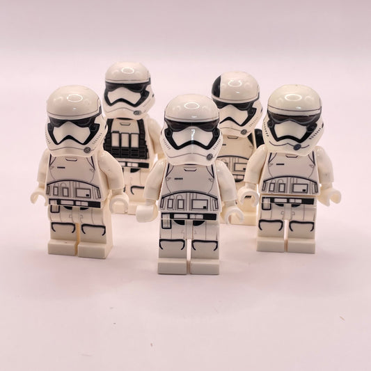 LEGO First Order Storm Trooper, Mix and Match , Star Wars, Minifigure, (5 Pack) playwear