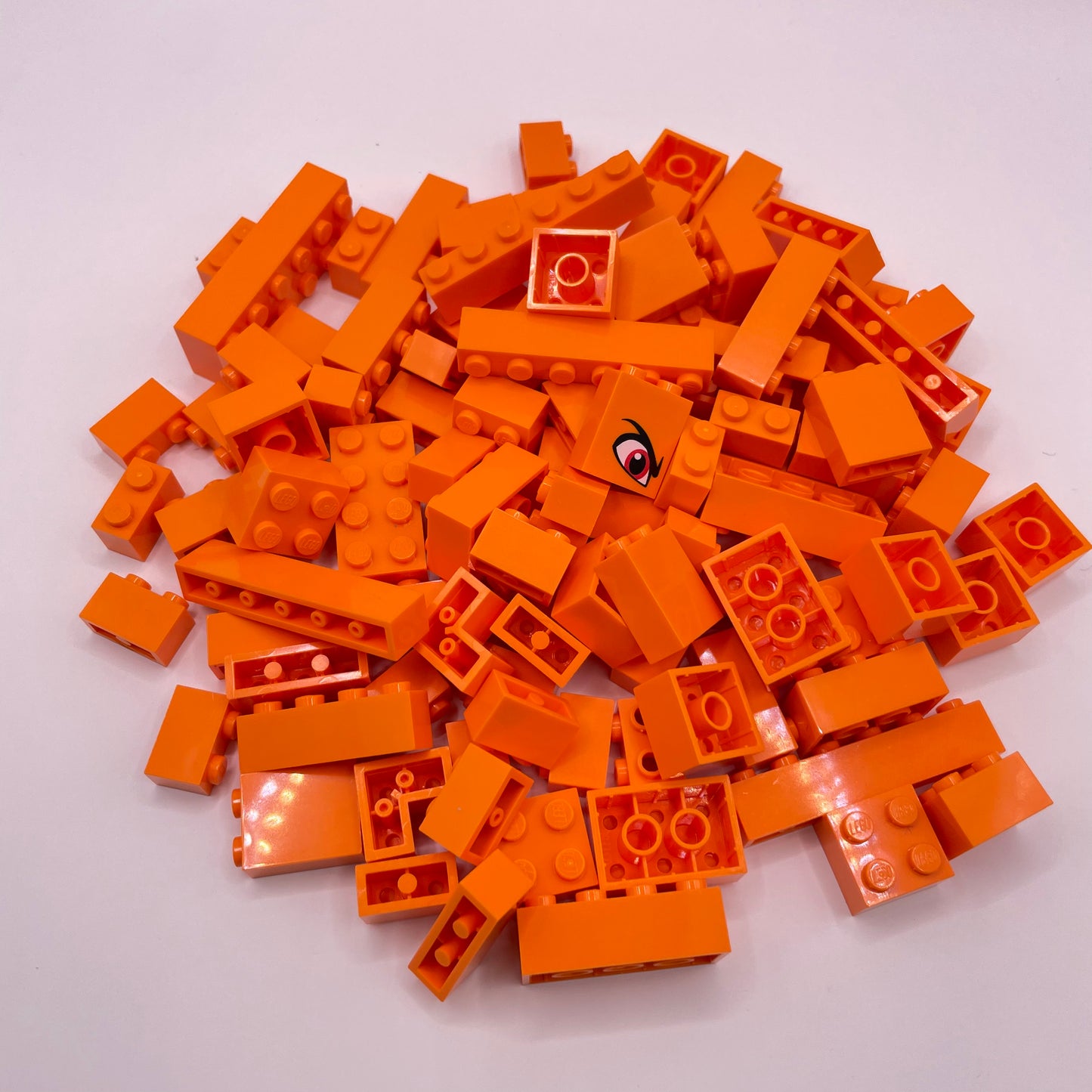 LEGO Orange, Bricks, Approx. 130g