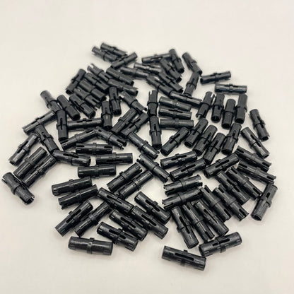 LEGO Technic Pin with Short Friction Ridge, Black, 100 Pieces (2780)