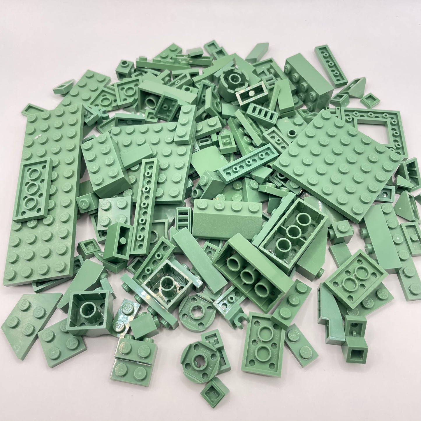 LEGO Mixed Bricks, Sand Green, Approx. 120g