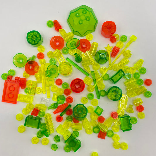 LEGO Transparent Mixed Neon, Approx. 40g