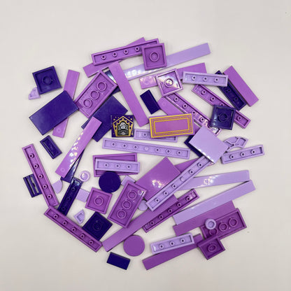 LEGO Mixed Purple, Tiles, Approx. 35g