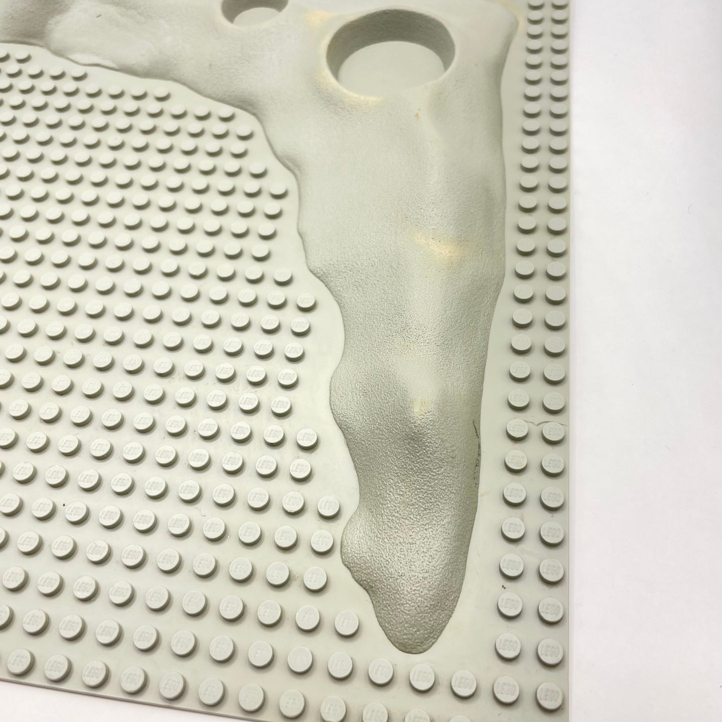 LEGO Moon Baseplate, Condition Fair, 32x32, 3947a,  (1 Piece)