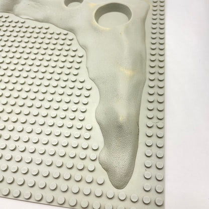 LEGO Moon Baseplate, Condition Fair, 32x32, 3947a,  (1 Piece)