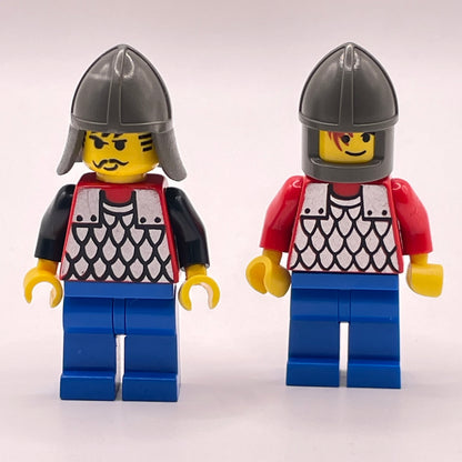 LEGO Scale Mail Knights, Castle, Minifigure (2 Pack)