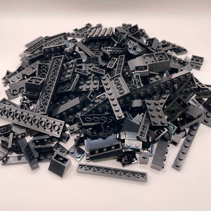 LEGO Mixed Pieces, Black, Approx. 250g