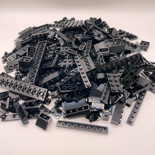 LEGO Mixed Pieces, Black, Approx. 250g