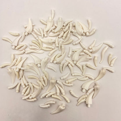 LEGO Horns and Spikes, White, 120 Pieces