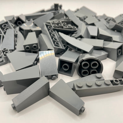 LEGO Slopes, Large, Dark Bluish Grey, Approx. 150g