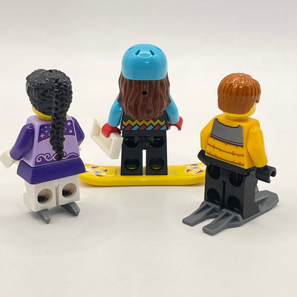 LEGO Winter Snow Sports Bundle, Winter Village, Minifigure (Set of 3)