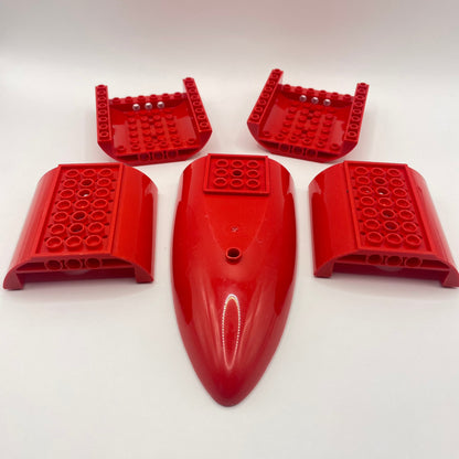 LEGO Airplane Fuselage, Mixed Pieces, 5 Pieces