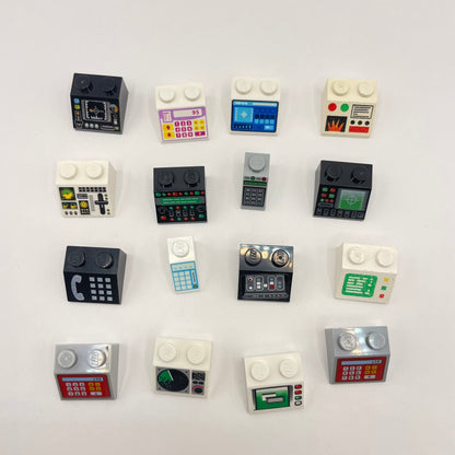 LEGO Prints and Stickers, Computer Screens, 16 Pieces