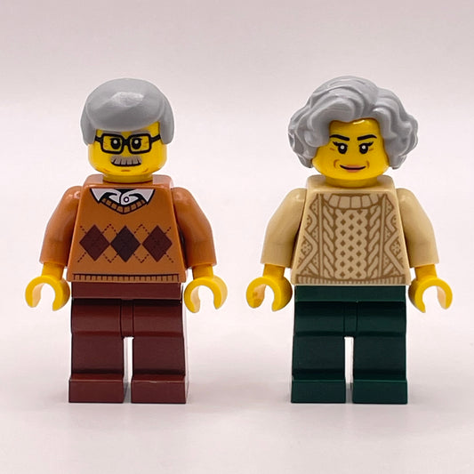 LEGO Grandparents, City, Minifigures, Set of 2