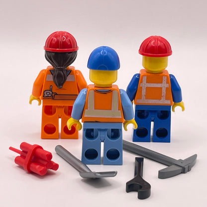 LEGO City Tradies with Tools, Minifigures, Set of 3