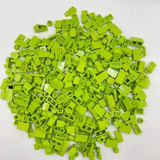 LEGO Small Mixed Bricks, Lime, Approx. 130g